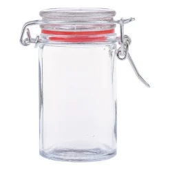 Xenos Mini voorraadpot met klemdeksel - cilinder - 70 ml- Voorraadpotten