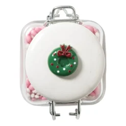 Xenos Mini weckpot kerst - transparant - 90 ml - diverse varianten- Voorraadpotten|Kerstcadeaus