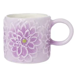 Xenos Mok bloem - lila - 225 ml- Mokken