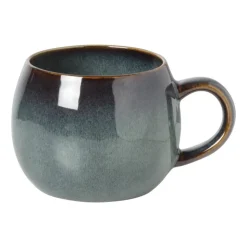 Xenos Mok bol reactive glaze - blauw - 480 ml- Mokken