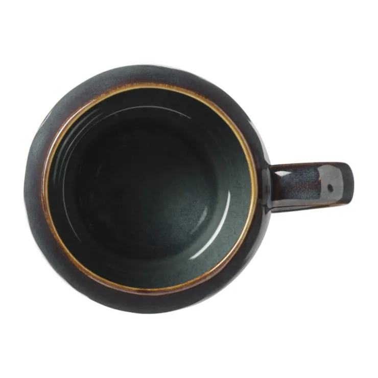 Xenos Mok bol reactive glaze - blauw - 480 ml- Mokken