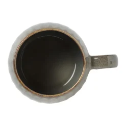 Xenos Mok bol reactive glaze - grijs - 480 ml- Mokken