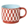 Xenos Mok clashing colour - rood - 445 ml- Mokken