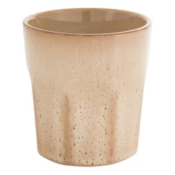Xenos Mok facet - beige - 150 ml- Mokken