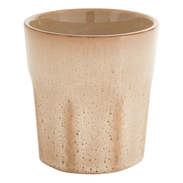 Xenos Mok facet - beige - 150 ml- Mokken