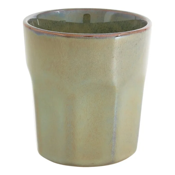 Xenos Mok facet - groen - 150 ml- Mokken