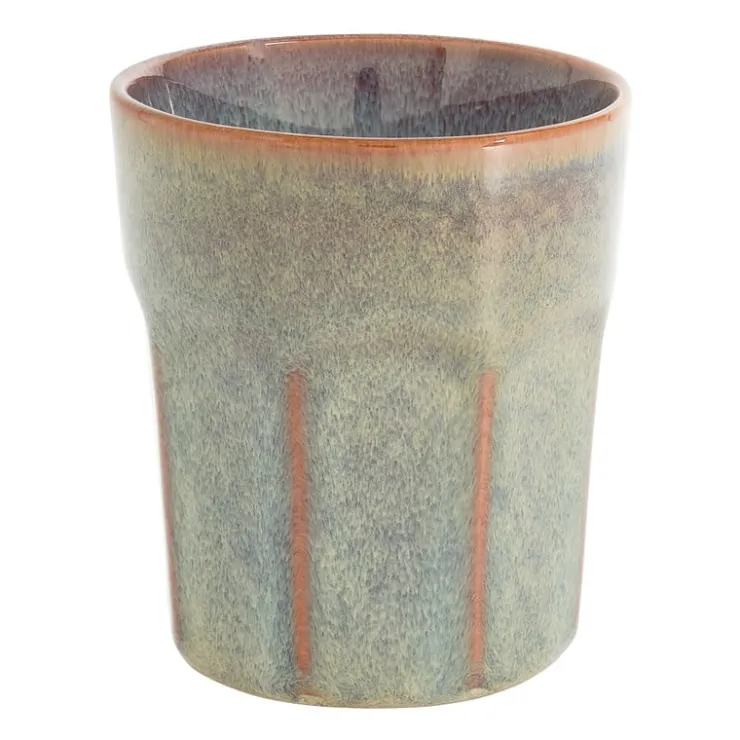 Xenos Mok facet - lichtblauw - 280 ml- Mokken