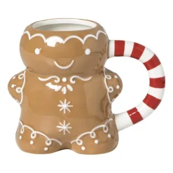 Xenos Mok gingerman - bruin- Kerst|Kerstcadeaus