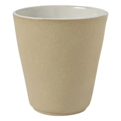 Xenos Mok impacto groot - beige - ø9.6x10.1 cm- Mokken