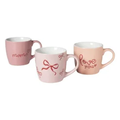 Xenos Mok love you - roze/rood - 325 ml- Mokken