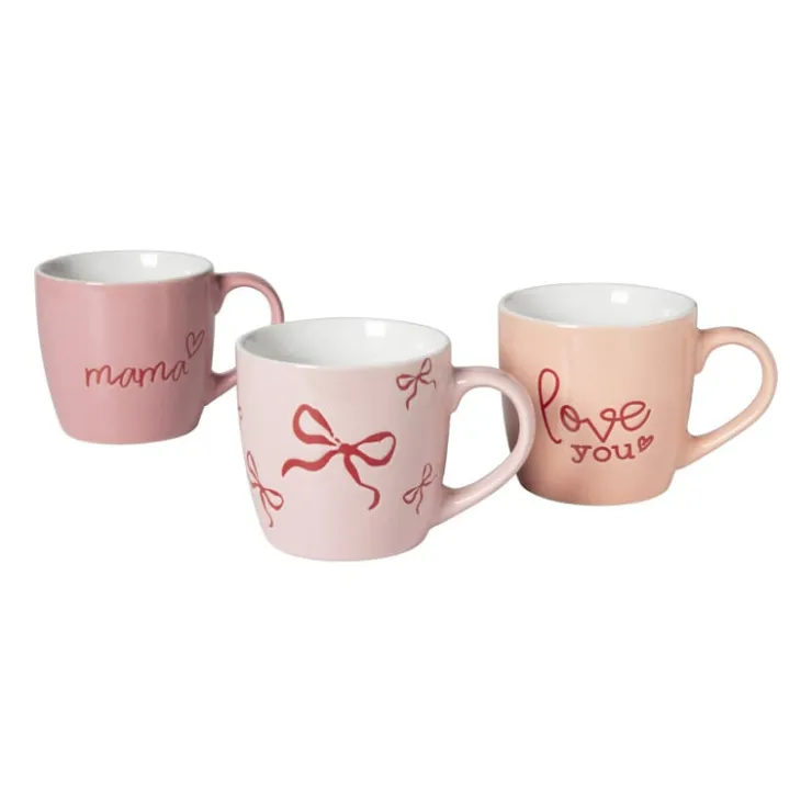 Xenos Mok love you - roze/rood - 325 ml- Mokken