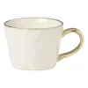 Xenos Mok met gouden oor - beige - 250 ml- Mokken