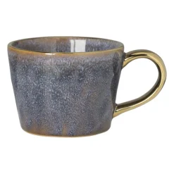 Xenos Mok met gouden oor - grijs - 250 ml- Mokken|Kerstcadeaus