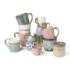Xenos Mok Toscane - lichtgroen - 375 ml- Mokken