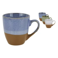 Xenos Mok voor senseo 2-tone - diverse kleuren - 200 ml- Mokken