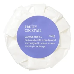 Xenos Navulling geurkaars - fruity cocktail - 350 gram- Geurkaarsen|Geurkaarsen