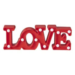 Xenos Neon LED lamp LOVE - rood - 30x10 cm- Led Lampen
