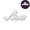 Xenos Neon LED lamp love - roze - 30x15 cm- Kerstcadeaus|Led Lampen