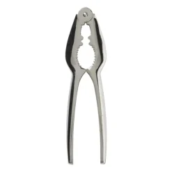 Xenos Notenkraker London - zilverkleurig - 16.5 cm- Keukengerei