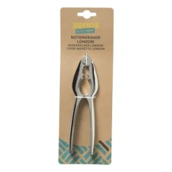 Xenos Notenkraker London - zilverkleurig - 16.5 cm- Keukengerei