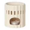Xenos Oliebrander streep - beige - ø8.5x9 cm- Oliebranders