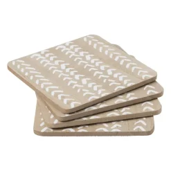 Xenos Onderzetter hout - set van 4- Onderzetters