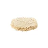 Xenos Onderzetters franje zand - set van 4 - ø10 cm- Onderzetters