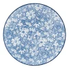 Xenos Ontbijtbord blue print - botanic - ⌀21 cm- Borden