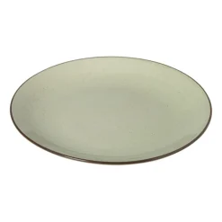 Xenos Ontbijtbord Emma - lichtgroen - ø21x2.5 cm- Borden