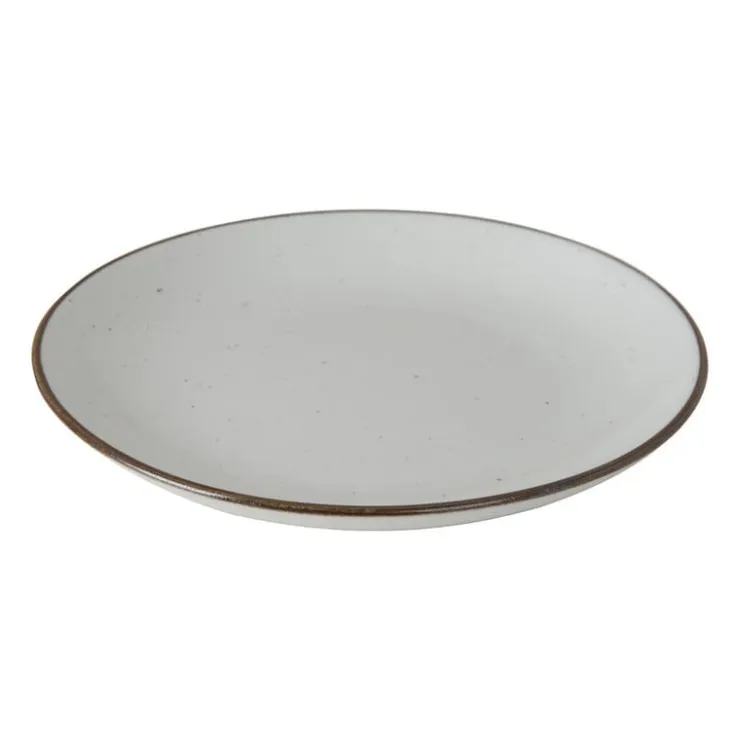 Xenos Ontbijtbord Emma - wit - ø21 cm- Borden