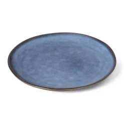 Xenos Ontbijtbord Toscane - donkerblauw - ø20.5 cm- Borden
