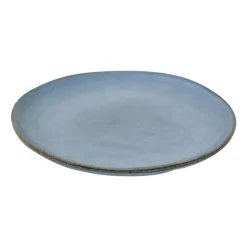 Xenos Ontbijtbord Toscane - lichtblauw - ø20.5 cm- Borden