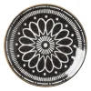 Xenos Ontbijtbord Yara - zwart - ⌀21.2 cm- Borden