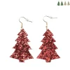 Xenos Oorbellen xmas tree - diverse kleuren- Kerstcadeaus