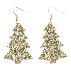 Xenos Oorbellen xmas tree - diverse kleuren- Kerstcadeaus