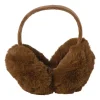 Xenos Oorwarmer fluffy - beige - 18x21x13 cm- Winterartikelen