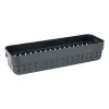 Xenos Opbergbakje - m - zwart - 7.8x23.8x5 cm- Opbergbakken