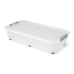 Xenos Opbergbox onder-het-bed - 36 liter - 80x40x18 cm- Opbergboxen
