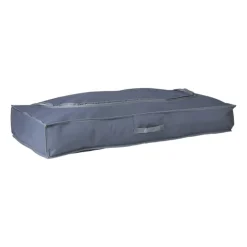 Xenos Opberghoes voor dekbed of kussens - grijs - 15x100x45 cm- Opbergbakken