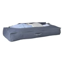 Xenos Opberghoes voor dekbed of kussens - grijs - 15x100x45 cm- Opbergbakken