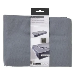 Xenos Opberghoes voor dekbed of kussens - grijs - 15x100x45 cm- Opbergbakken