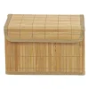Xenos Opbergmand met deksel - bamboe - 20x33x22 cm- Manden|Manden