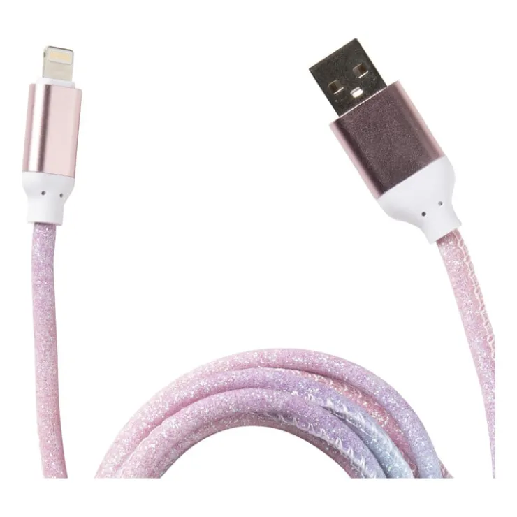 Xenos Oplaadkabel USB naar lightning - 2 meter - regenboog- Opladers