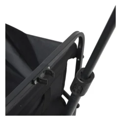 Xenos Opvouwbare bolderkar - zwart - 103x54x108 cm- Festivals