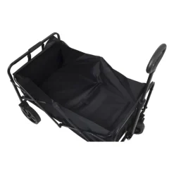 Xenos Opvouwbare bolderkar - zwart - 103x54x108 cm- Festivals