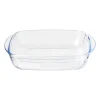 Xenos Ovenschaal 1.7 liter - glas - 5x28x20 cm- Ovenschalen