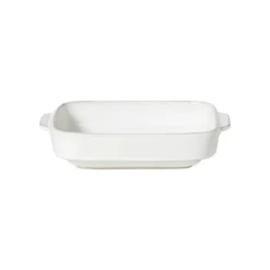 Xenos Ovenschaal Toscane S - wit - 5x22x15 cm- Ovenschalen