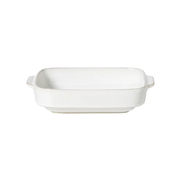 Xenos Ovenschaal Toscane S - wit - 5x22x15 cm- Ovenschalen