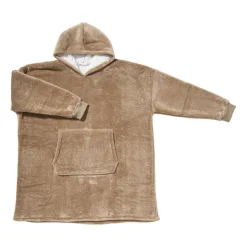 Xenos Oversized hoodie - beige - one size- Winterartikelen