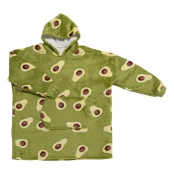 Xenos Oversized hoodie avocado - one size - polyester- Winterartikelen